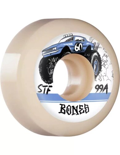 Koła Bones Pro Stf Skateboard Wheels Bones Big Rigs 60mm V5 Sidecut 99a 4pk