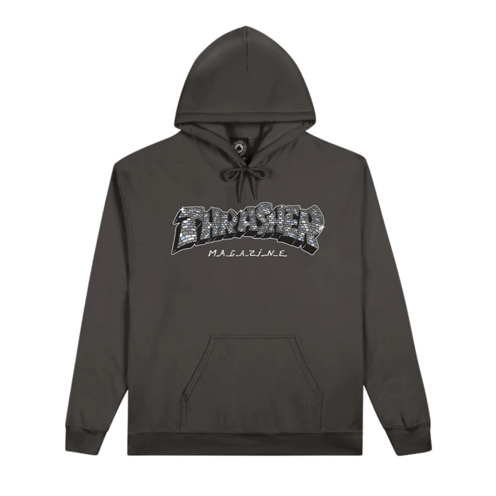 Bluza z kapturem Thrasher Disco by Spanky szara