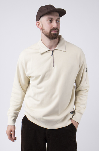 Bluza Levi's® Skate Men's New Quarter Zip Rat King Off White