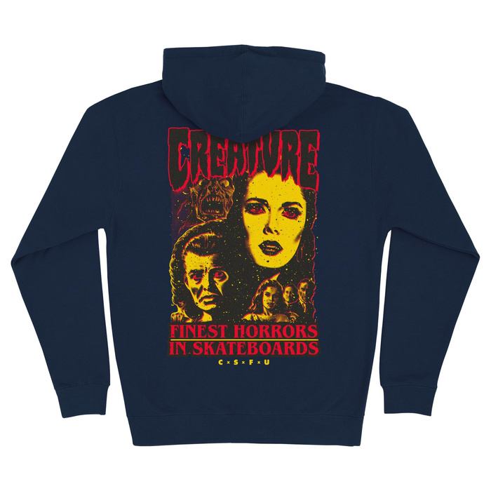 Bluza z kapturem Creature Zip Hood Prequel Heavyweight granatowa