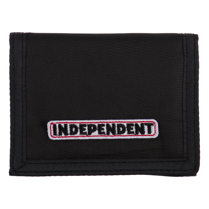 Portfel Independent Velcro Bar Logo czarny