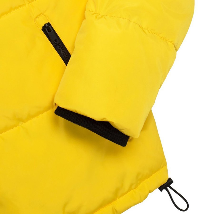 Kurtka zimowa męska Prosto Klasyk Adament black / yellow