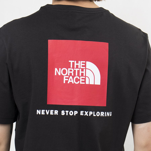 Koszulka męska The North Face Red Box black  (NF0A2TX2JK31)