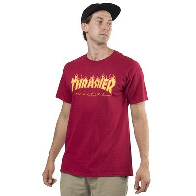 Koszulka Thrasher Flame Cardinal