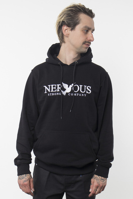 Bluza Nervous Strong Company Hood Classic Haft Black