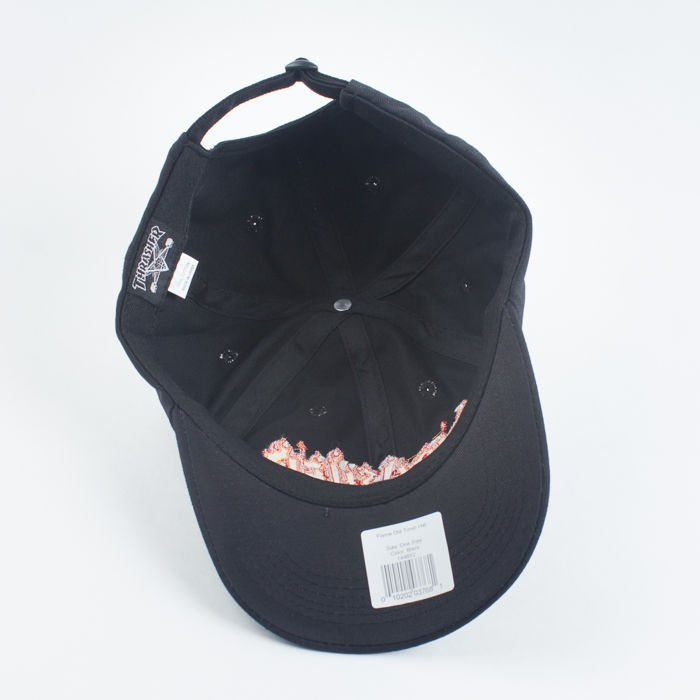 Czapka Thrasher Flame Old Timer Blk
