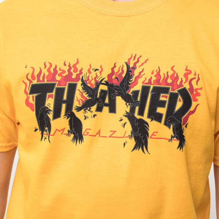 Koszulka Thrasher Crows Gold