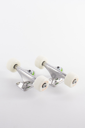 Zestaw Mini Logo Trucki 7.63" Raw + Łożyska Mini Logo + Koła A-Cut White 90 (53mm)