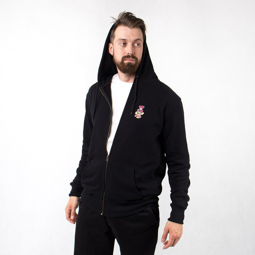 Hoodie Fish Skateboards Party Boy Black