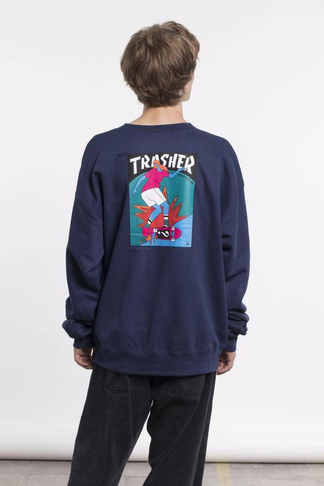Bluza Thrasher Hurricane Crew Navy