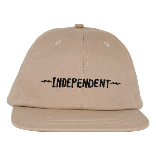 Czapka z daszkiem Independent Bratrud Notebook Snapback Unstructured Hat beżowa
