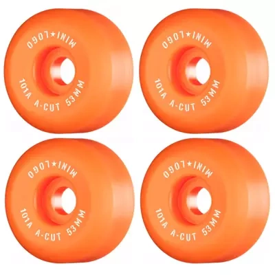 Koła Mini Logo A-Cut "2" 53mm X 101 Oramge (4szt)
