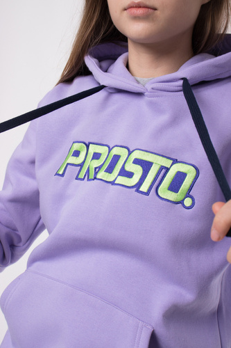 Bluza Damska Prosto Hoodie Apfie Violet