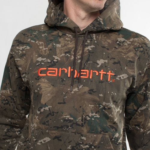 Bluza Męska Carhartt WIP Hooded Camo Evergreen