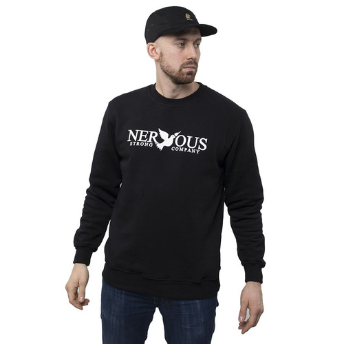 Bluza Nervous Strong Company Crew Classic Sito Black
