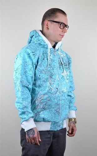 EFFENDI BLUZA ROZPINANA OG BLU