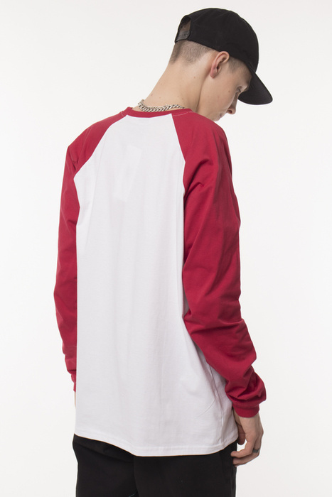 Koszulka Longsleeve LTD Black Nervous First Logo Red/ White