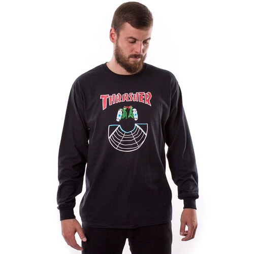 Longsleeve męski Thrasher Doubles black