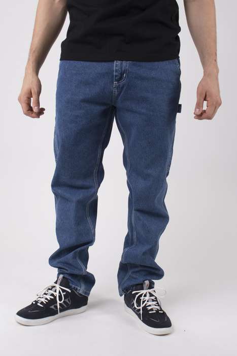 Spodnie Carhartt WIP Ruck Single Knee Blue