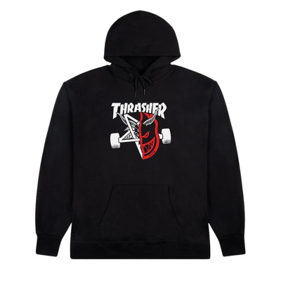 Bluza z kapturem Thrasher x Spitfire Thrash&Burn Hoody czarna