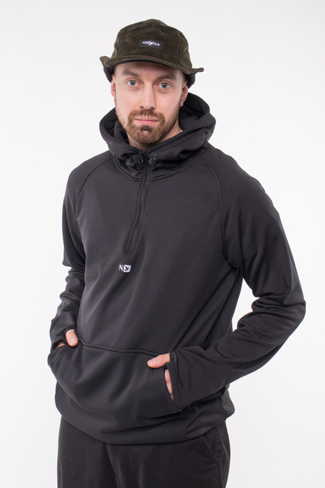 Bluza Nervous Hood Sl Initial Black