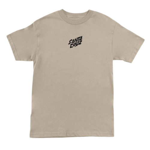 Koszulka Santa Cruz x Stranger Things Screaming Lights beżowa
