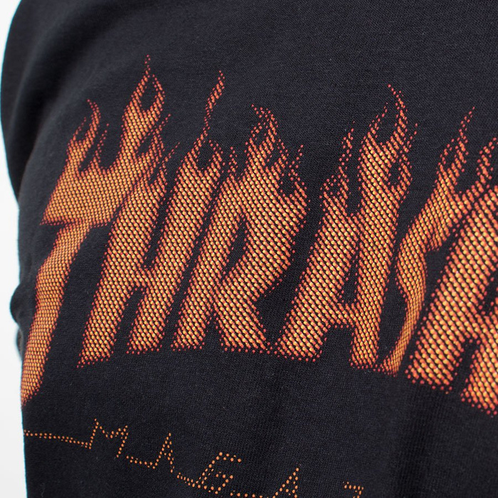 Koszulka Thrasher Flame Halftone Blk