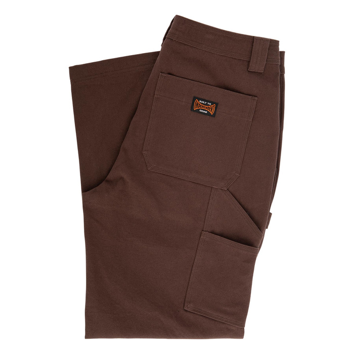 Spodnie męskie Independent Built To Grind Canvas Pants brązowe