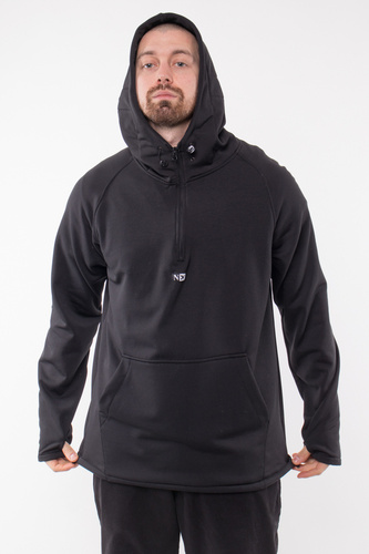 Bluza Nervous Hood Sl Initial Black