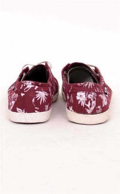 Globe Buty Red Belly Brick Red/Hawaiian Print