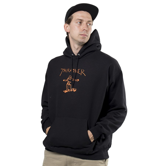 Bluza z kapturem Thrasher Gonz black-orange
