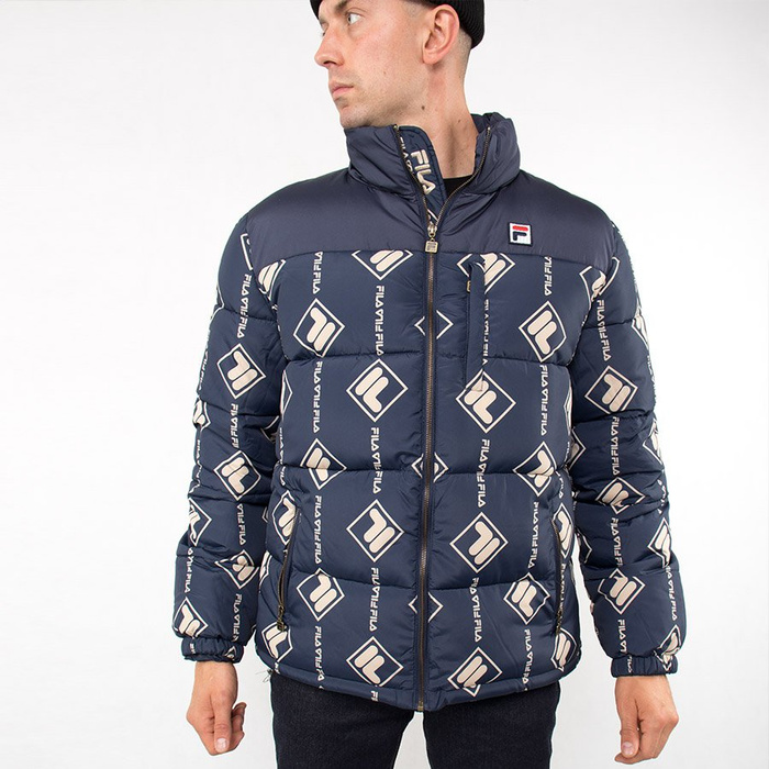 Kurtka Fila Men Avventura Aof Puff Blk Irish-Irish Cream