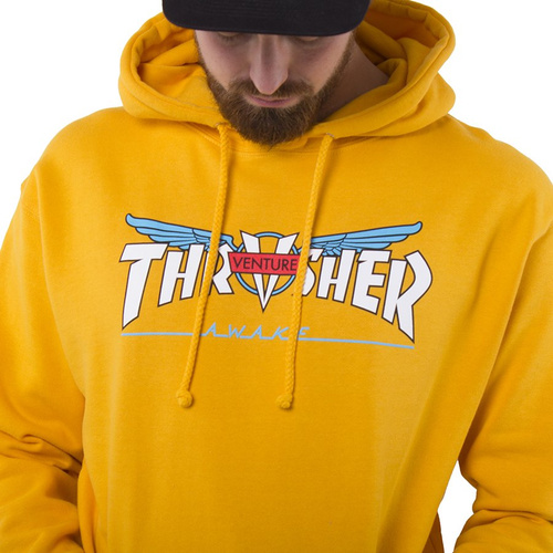 Bluza Z Kapturem Thrasher X Venture Collab Hood Gold