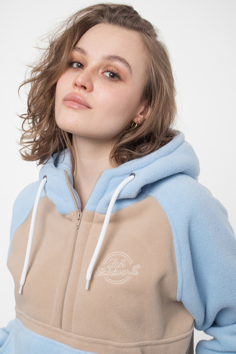 Polar Fish Skateboards Script Blue/Coffee