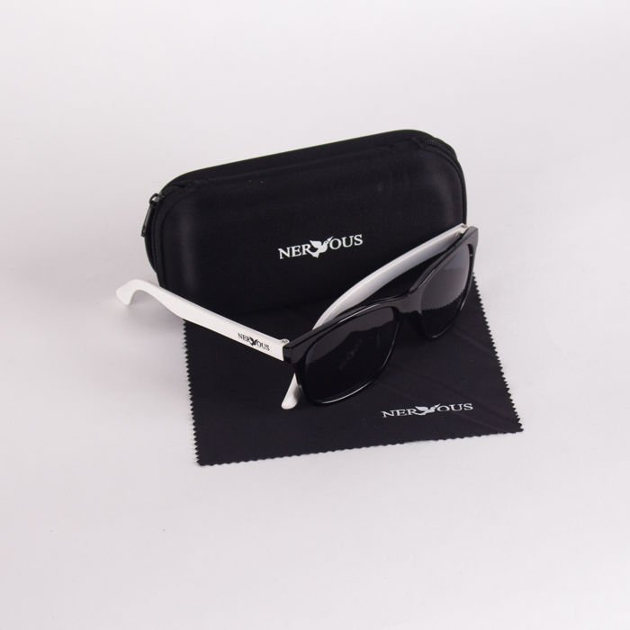 Okulary Przeciwsłoneczne Nervous Classic Black / White