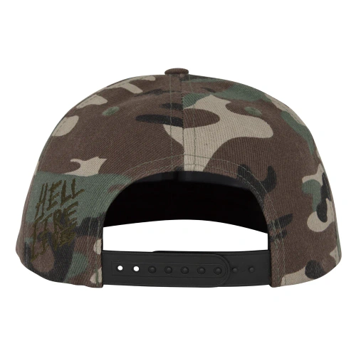 Czapka Santa Cruz x Stranger Things Hellfire Club Snapback camo