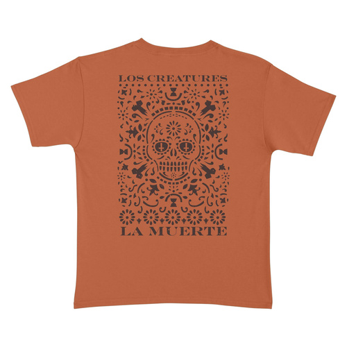 Koszulka Creature La Muerte pomrańczowa