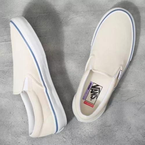 Buty Vans Slip-On Raw Canvas Classic White