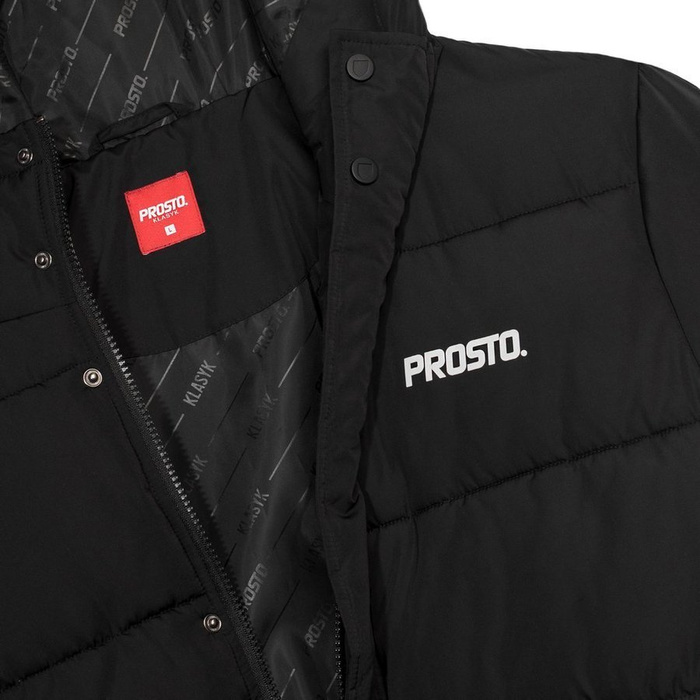 Kurtka zimowa męska Prosto Klasyk Puff Bomber black