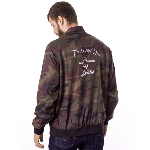Dwustronna Kurtka Thrasher Gonz Reversible Black / Camo