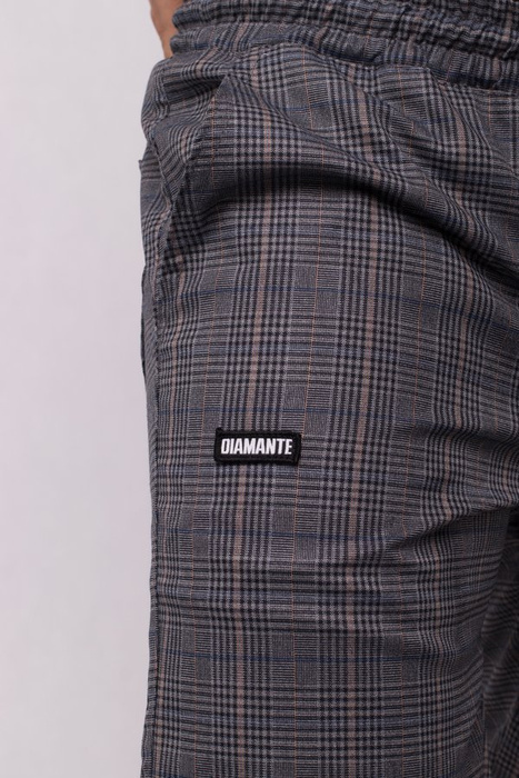 Szorty Diamante Crew Uni Ciemna Krata