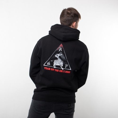 Bluza Z Kapturem Huf X Year Of The Ox Black