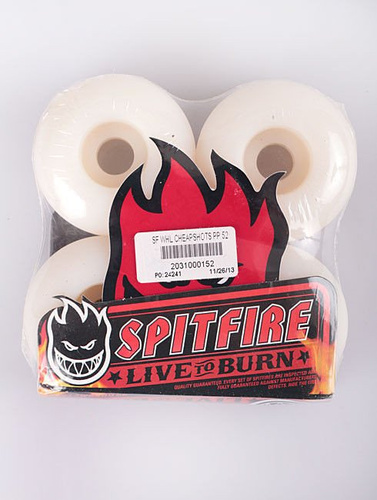 Koła Spitfire Cheapshot Wht 52