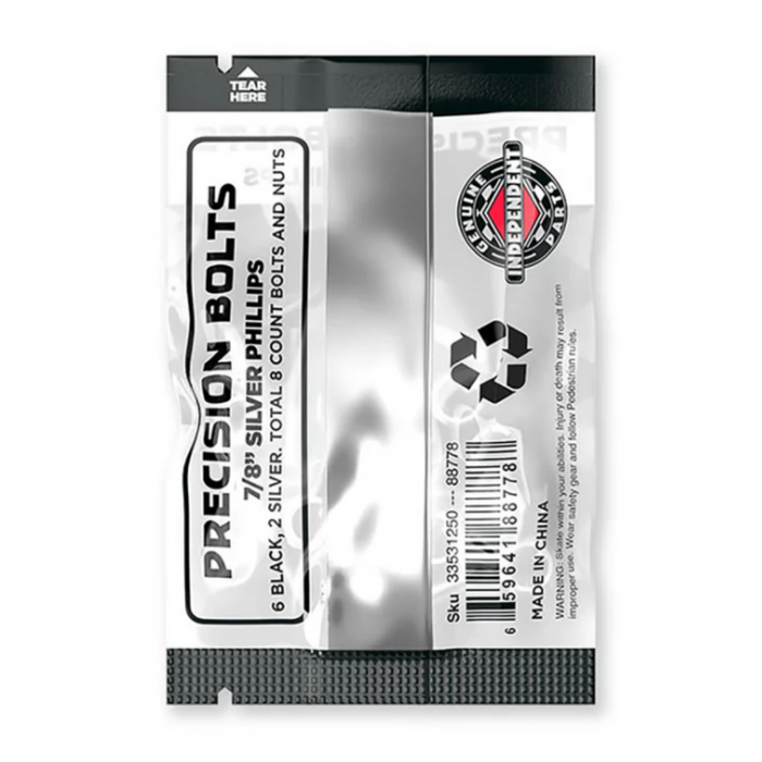 Montażówki Independent Krzyżak In Black/Silver 7/8