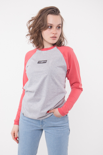 Koszulka Longsleeve Girl Nervous Classic Small Gry/Cor