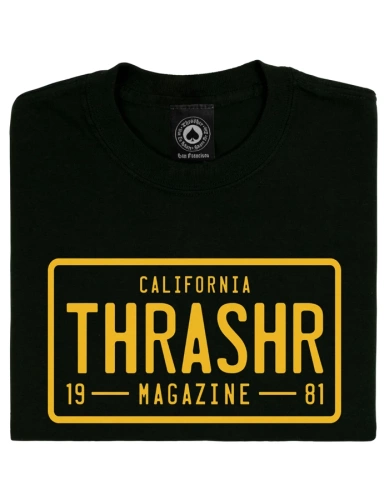 Koszulka Thrasher License Plate Black