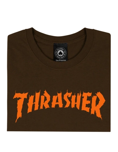 Koszulka Thrasher Burn It Down Dark Chocloate
