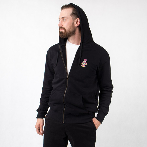 Hoodie Fish Skateboards Party Boy Black