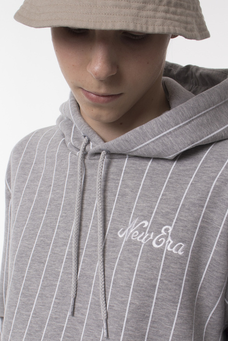 Bluza Męska Z Kapturem Hood Heritage Pin Stripe Heather Grey