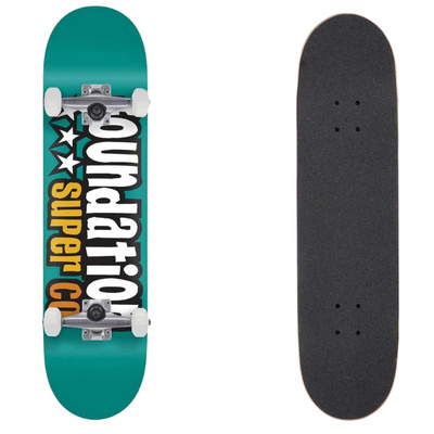 Deskorolka Foundation 3 Star turkusowa 7.88" 